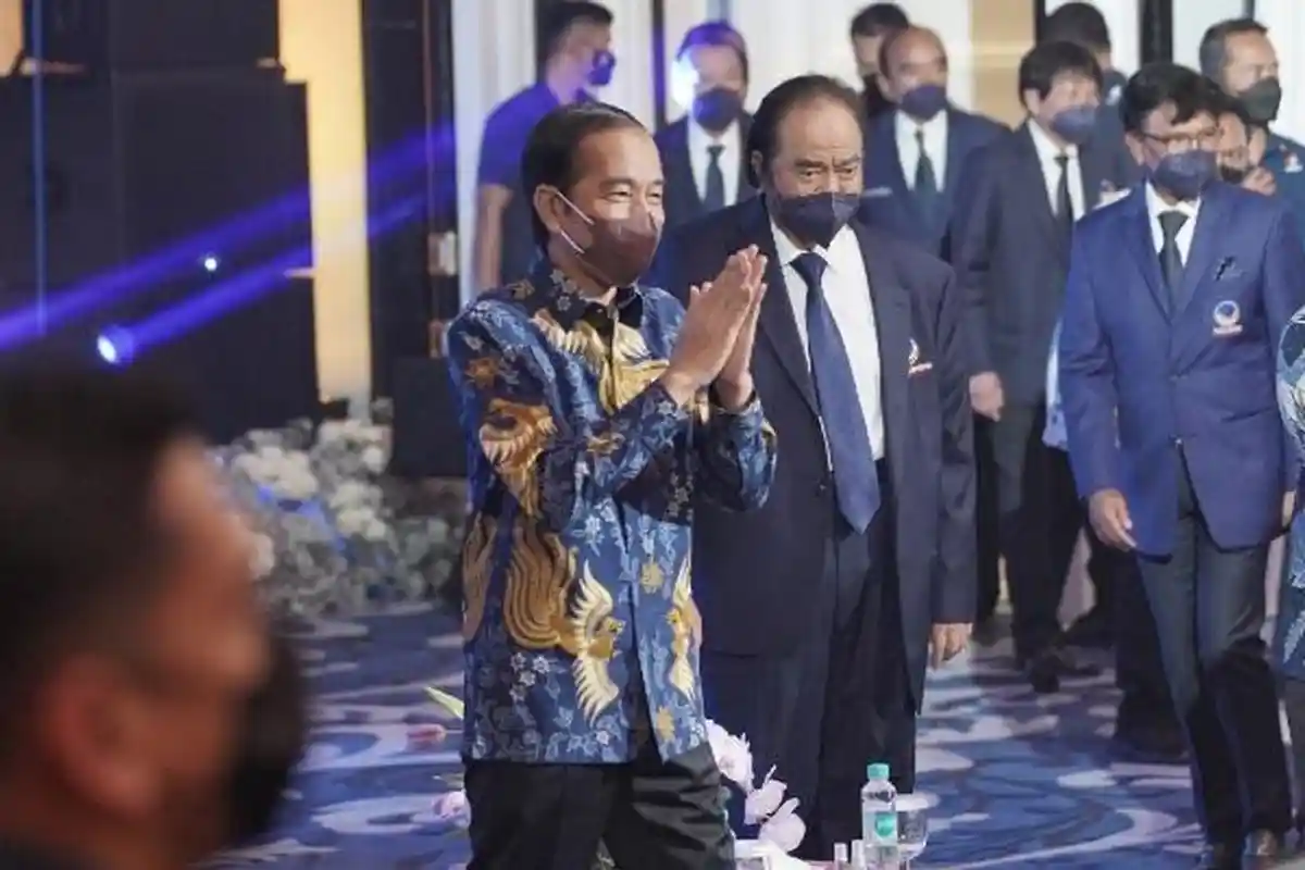 Jokowi Tak Akan Datang ke Acara HUT NasDem, Padahal Datang ke Ultah Perindo dan Golkar