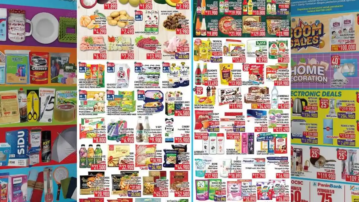 KATALOG Promo Hypermart Hari Ini 21-22 Februari 2024: Mie Sedaap Rp13.400/5, Sosis Beli 2 Gratis 1