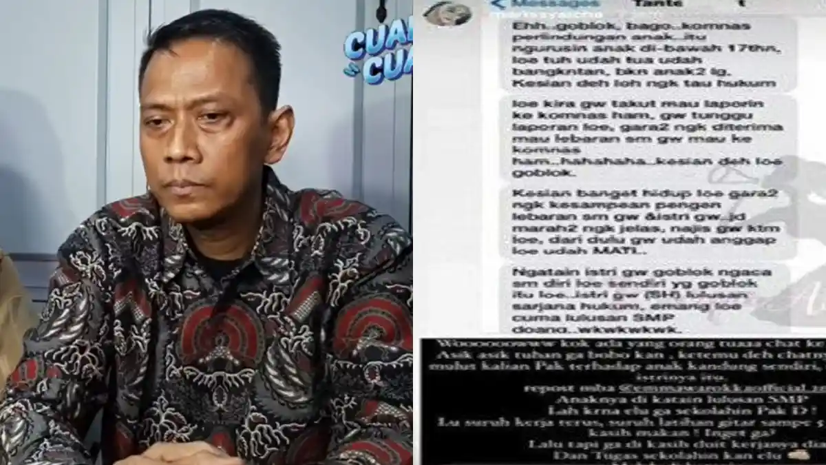Tersebar Chat Diduga Doddy Sudrajat Caci Maki Vanessa Angel: Najis Punya Anak Layak Loe, Haram!