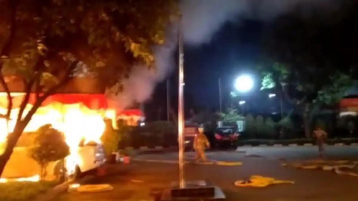 Dandim Ungkap Pembakaran Polsek Ciracas Berawal dari Kecelakaan yang Libatkan Anggota TNI