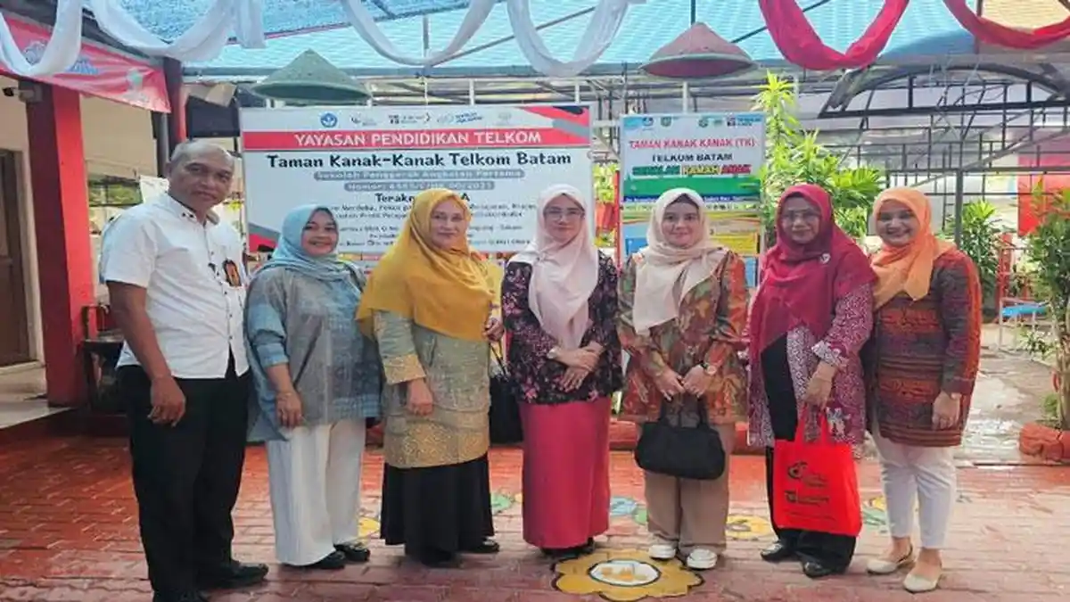 Ketua DPC PP PAUD Bintan dan Tim Lakukan Studi Tiru ke TK Telkom Batam, Ini Tujuannya
