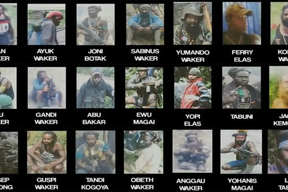 Ini Daftar KKB yang Masuk DPO dan Diburu TNI-Polri