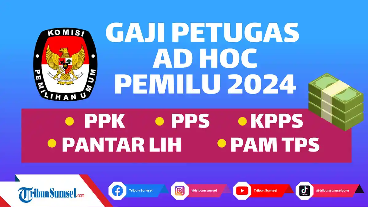 Gaji PAM TPS Pemilu 2024 dan Masa Kerjanya, Serta Badan Ad Hoc per Bulan