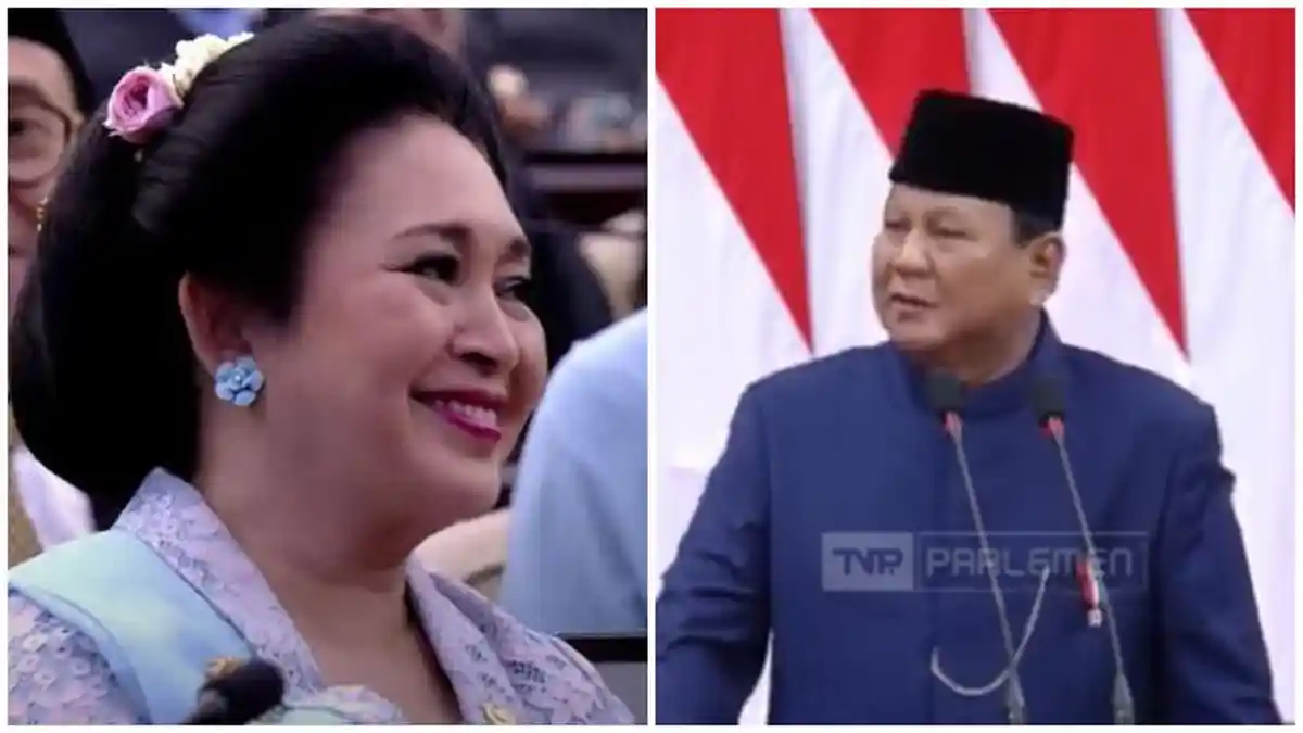 Penampilan Titiek Soeharto saat Pelantikan Prabowo Curi Perhatian, Beda Selvi Ananda