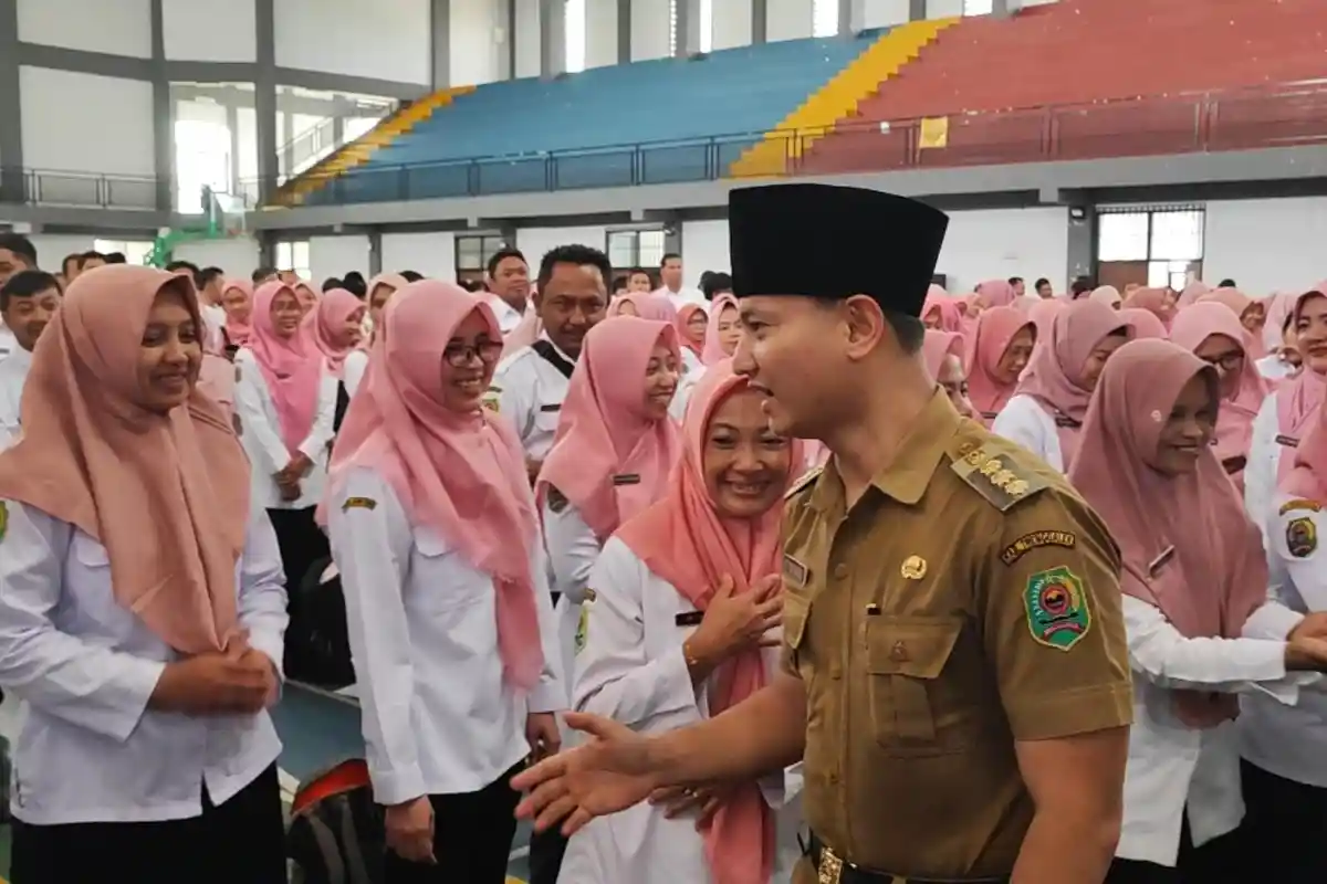 Ratusan Guru P3K di Trenggalek Sumringah Lanjutkan Perjanjian Kerja 3 Tahun, Diteken Bupati Mas Ipin