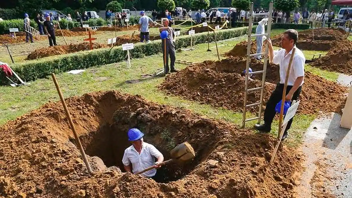 Turnamen Adu Cepat Gali Kubur, Kompetisi Unik yang Digelar di Hungaria