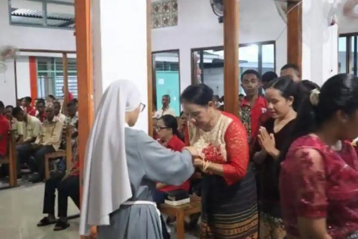 Rutan Maumere Gelar Misa Syukur, Sambut Tahun Baru 2025 Penuh Harap