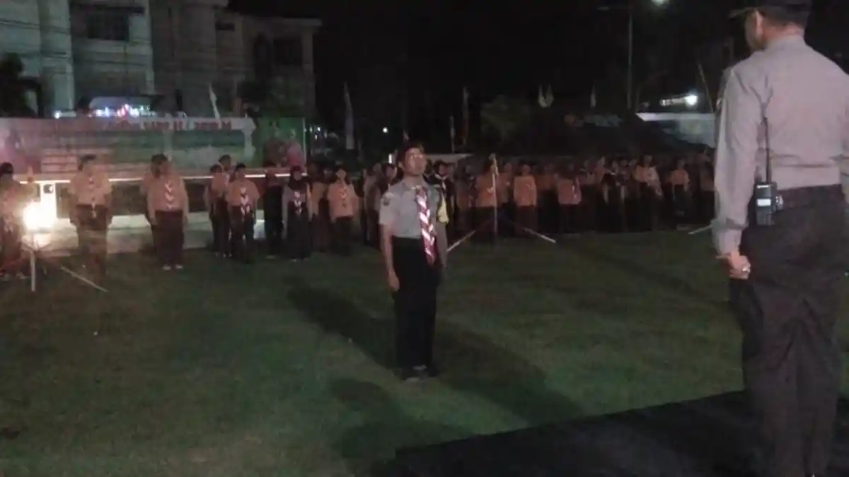 130 Pelajar Bergabung di Saka Bhayangkara Polres Kapuas Hulu