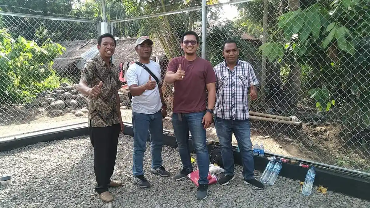Warga Desa Lamanabi dan Desa Waiula Flores Timur Nikmati Jaringan 4G