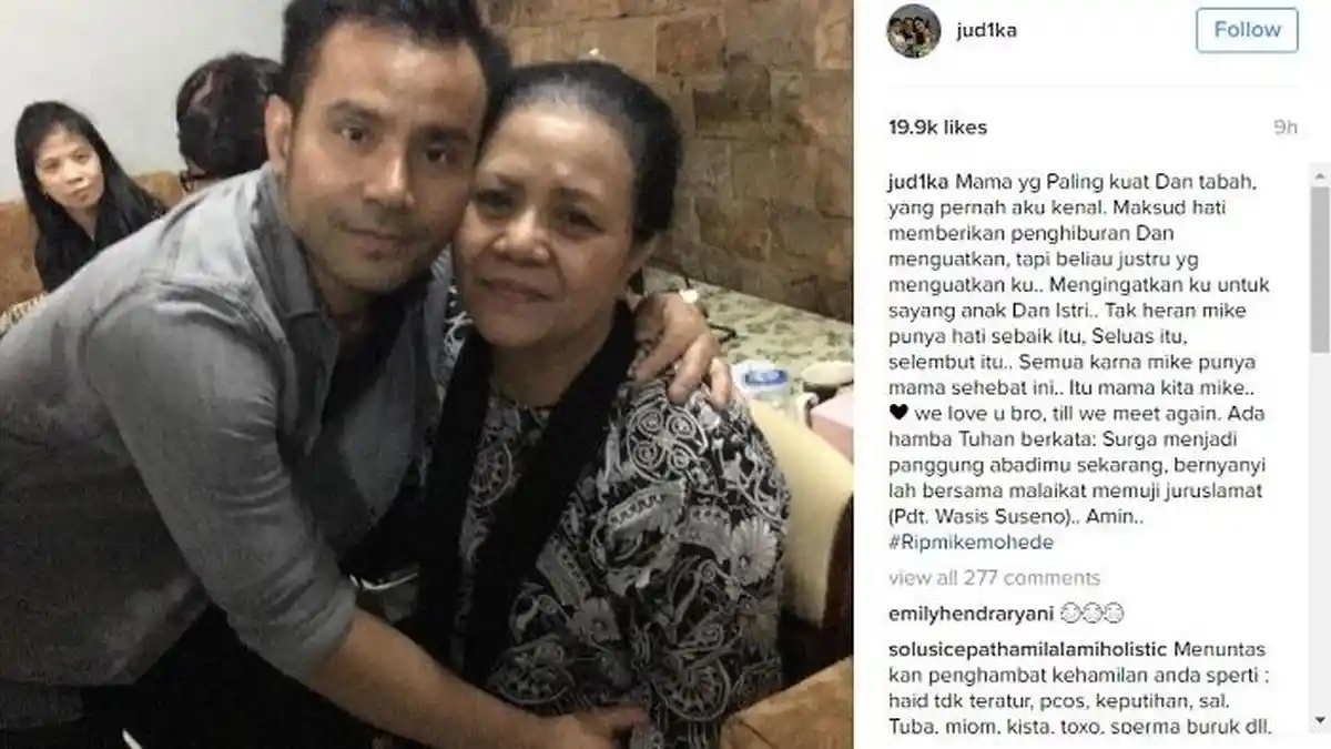 Niat Judika Menguatkan Hati Ibunda Mike Mohede, yang Terjadi Justru Sebaliknya
