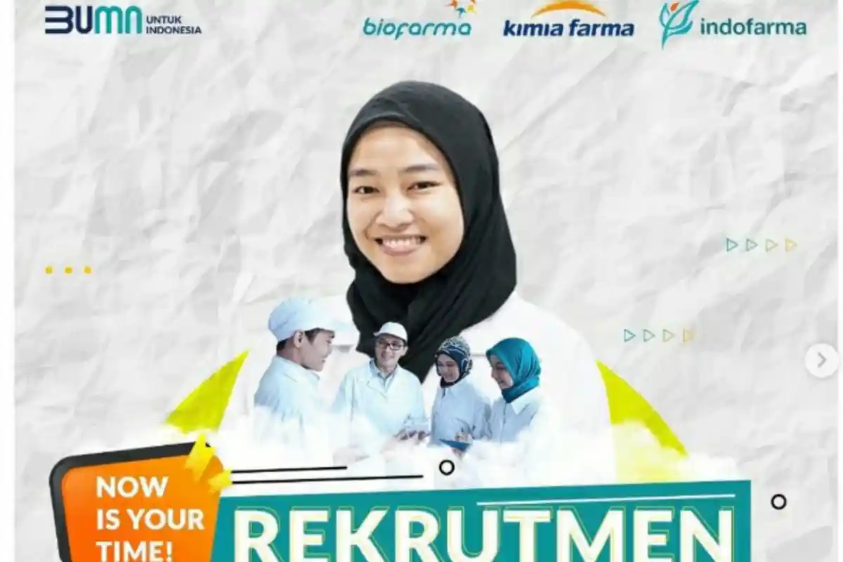KABAR GEMBIRA, 21 Lowongan Kerja BUMN Terbaru di PT Bio Farma untuk Lulusan D4/S1, Daftar di Sini