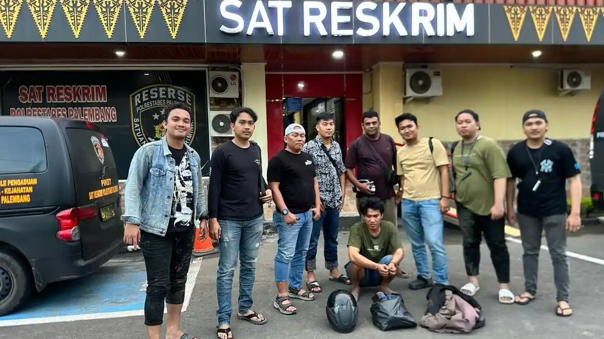 Pelaku Curanmor di Palembang Dibekuk di Tempat Persembunyiannya, Ada 5 Laporan Polisi dan TKP
