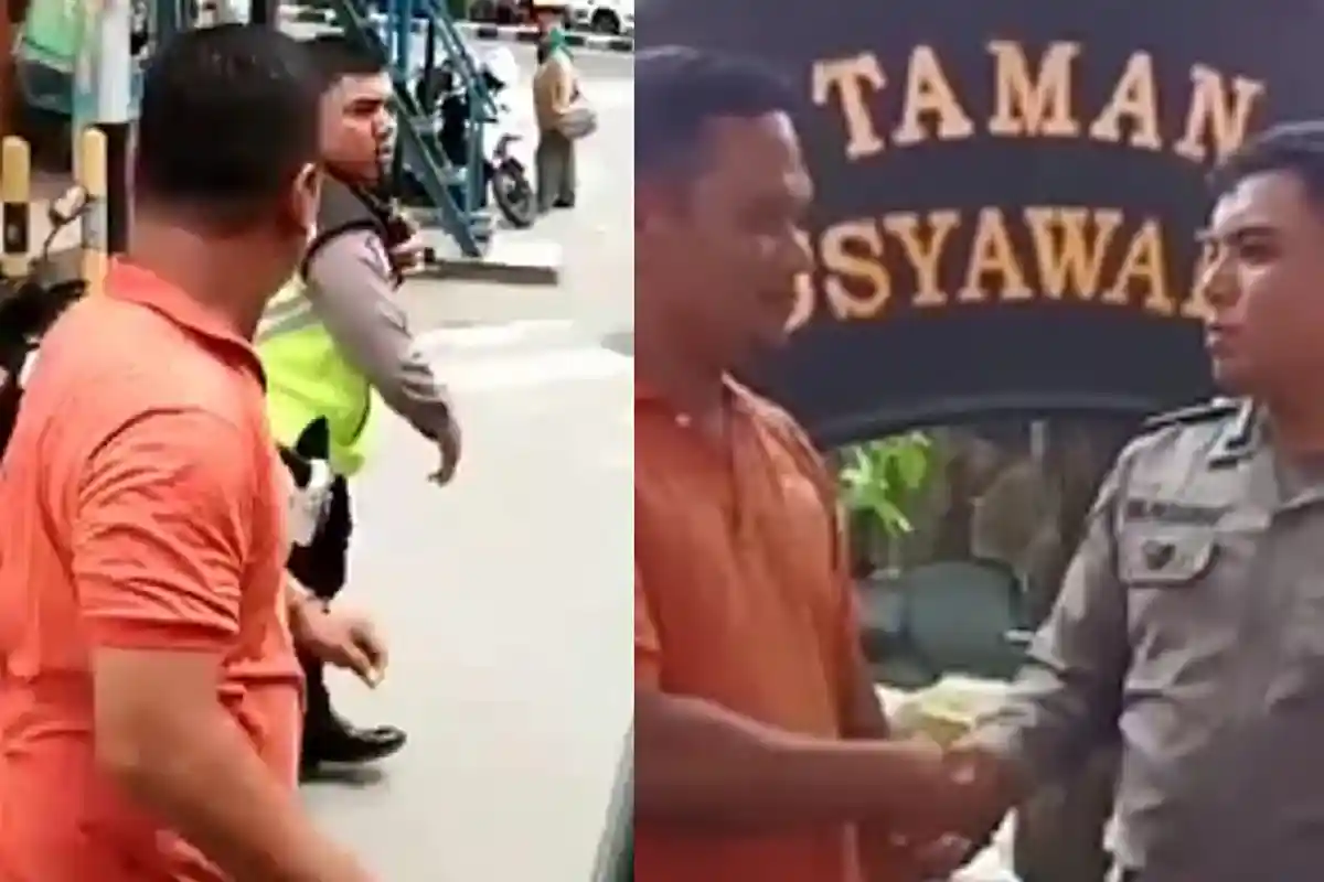 Detik-detik Polisi Hentikan Ambulans yang Bawa Pasien, Hingga Baku Hantam dengan Sopir