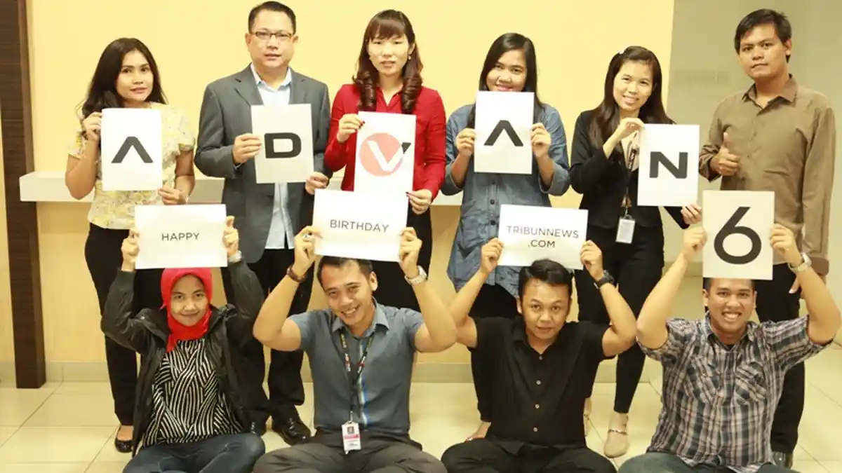 Advan Ikut Turun Rembug Ucapkan Ultah ke Tribunnews