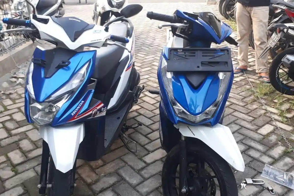 Polres Lampung Selatan Amankan Pelaku Curat dan Barang Bukti 2 Sepeda Motor