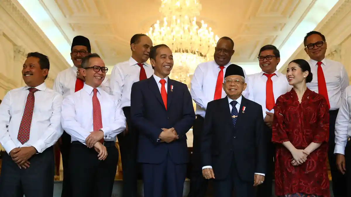 10 Menteri Jokowi-Maruf Terpopuler Survei Indo Barometer: Prabowo Teratas, Nadiem Makarim Lima Besar