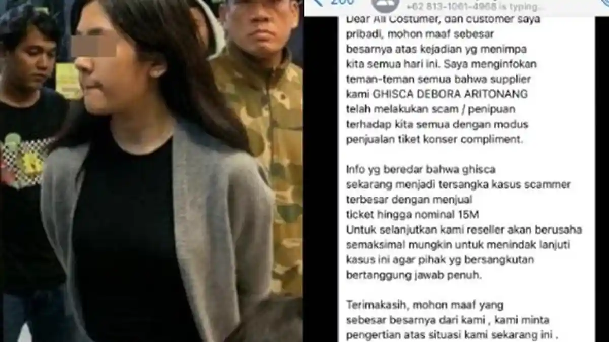 Viral Wanita Diduga Tipu Tiket Coldplay hingga Rp15 Miliar, Ngaku Punya Tiket 8000 Ternyata 100