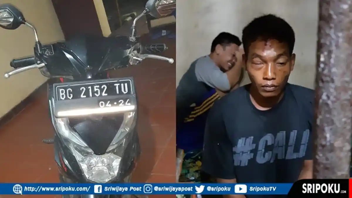 PRIA di Kayuagung OKI Ini Babak Belur Dihajar Warga, Kepergok Curanmor, Menyemburkan Diri ke Sungai