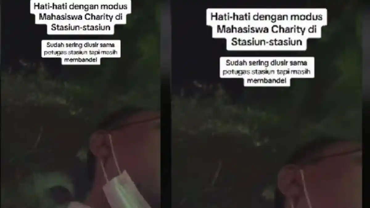 VIRAL Video Pegawai PT KAI Tegur Oknum Diduga Mahasiswa Sedang Galang Dana, Modus Mereka Terkuak