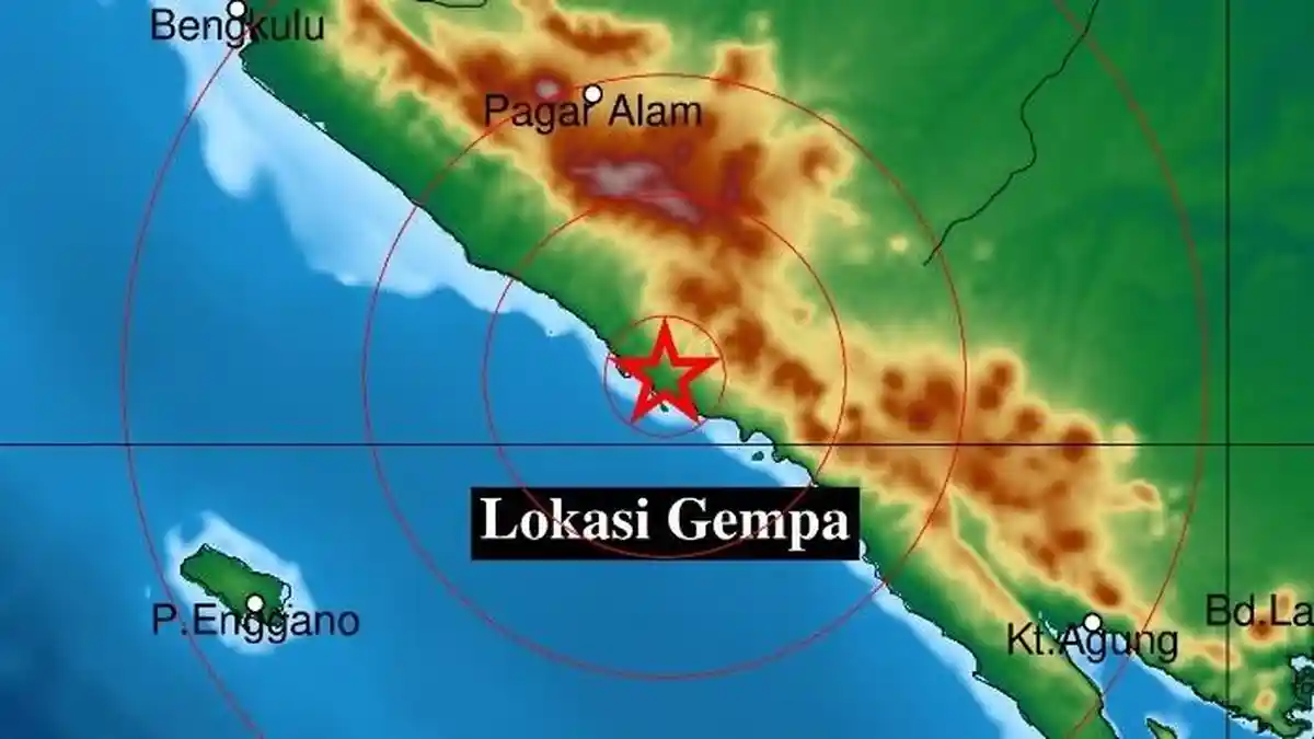 Gempa di Bengkulu Sore Ini Selasa 3 Juni 2025, Berikut Info BMKG Magnitudonya