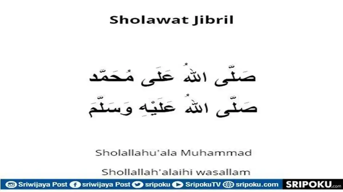 Lirik Sholawat Jibril Arab, Latin dan Artinya, Allah Senantiasa Melancarkan Rezeki di Bulan Ramadhan