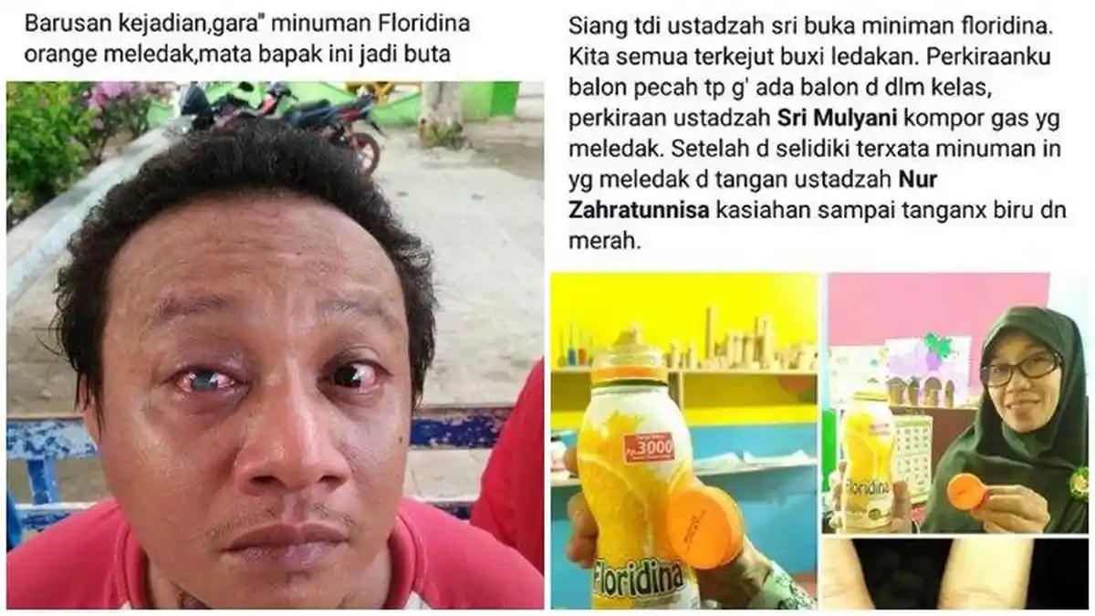 Viral Botol Floridina Meledak Setelah Disimpan Dalam Kulkas, Ternyata Begini Aturan Penyimpanannya