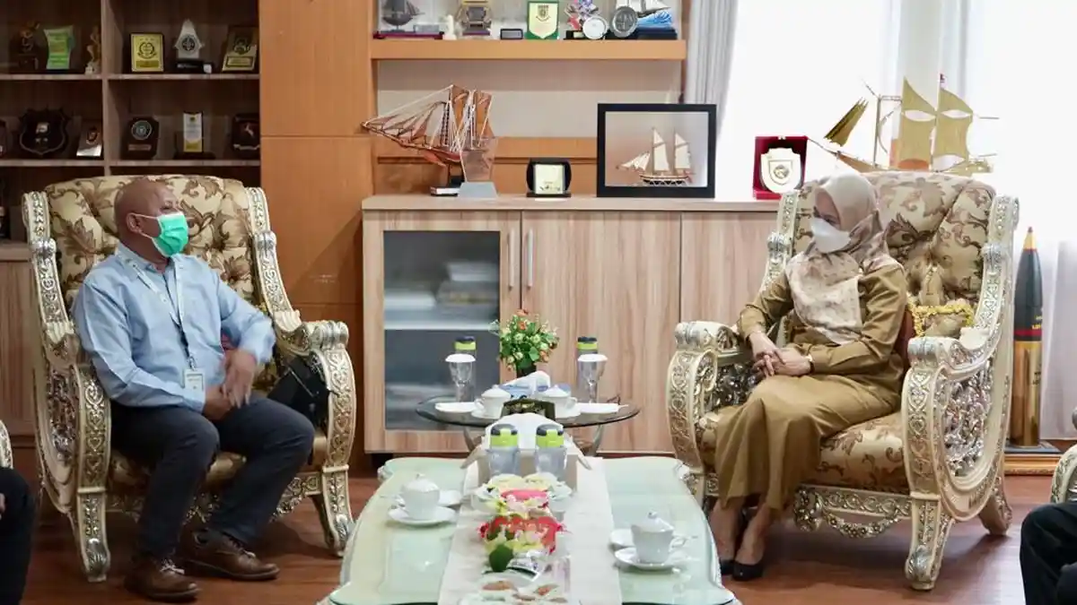 Bos Pegadaian Area Palopo Temui Bupati Luwu Utara, Tawarkan Investasi Emas