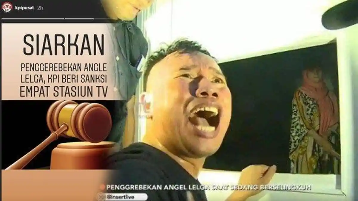 Tayangan Penggerebekan Angel Lelga oleh Vicky Prasetyo Dapat Teguran dari KPI