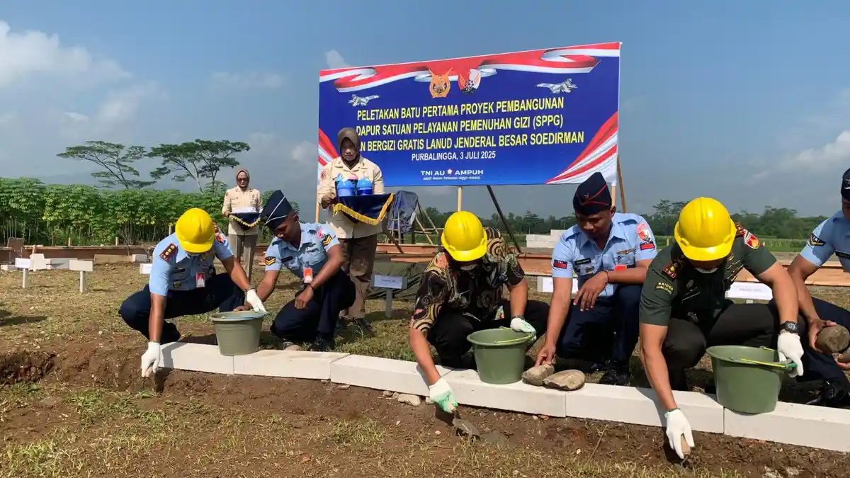Lanud J.B. Soedirman Bangun Dapur Makan Bergizi Gratis ke 5 di Purbalingga