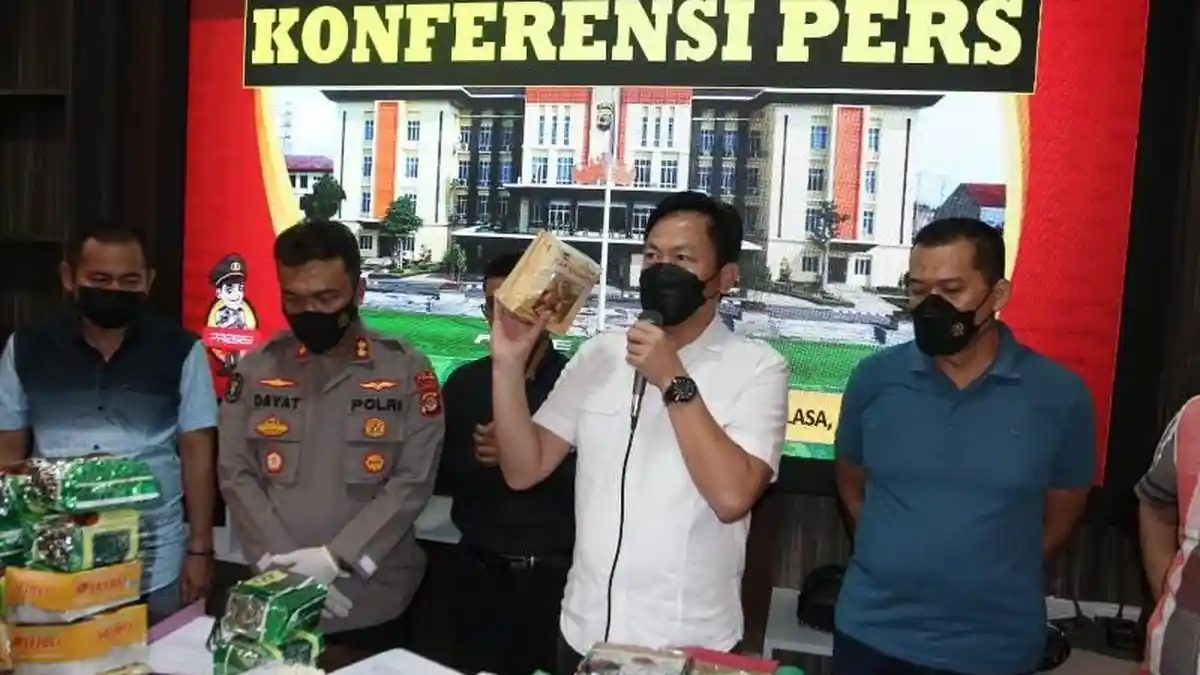 Polda Lampung Turut Amankan 5.000 Pil Happy Five di Pengembangan Sabu 35 kg