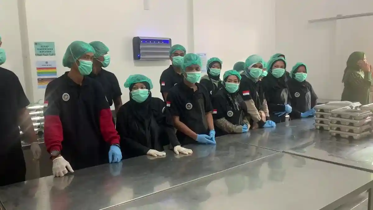 Jamin Keamanan Porsi Menu MBG, SPPG 6 Balikpapan Selatan Bagi 4 Tim untuk Operasional Dapur