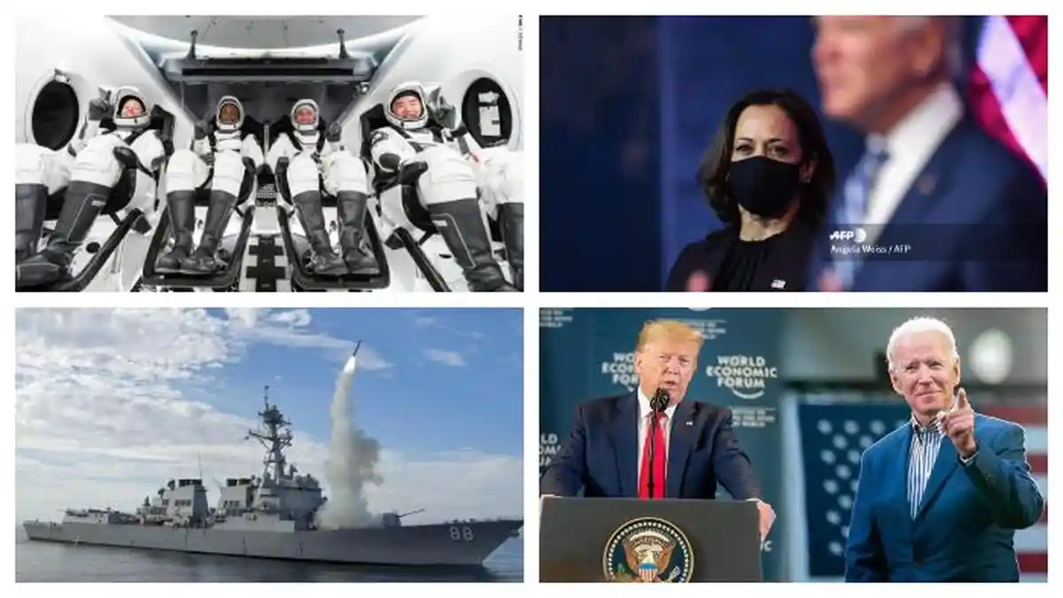 POPULER Internasional: 4 Astronot SpaceX Meluncur ke ISS | Trump Lagi-lagi Sebut Biden Curang