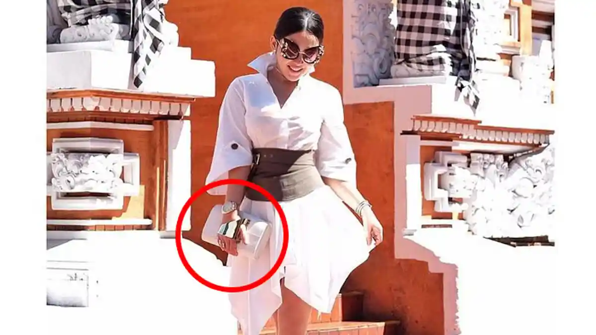 Ulala! Clutch White Milik Syahrini Harganya Setara dengan Ibadah Umroh Lho