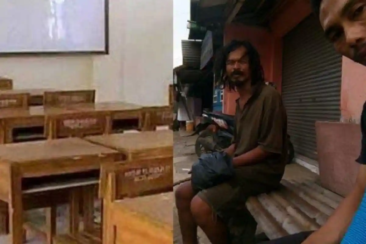 Ketemu Teman Lama yang Kini Gangguan Jiwa, Pria Ini Ajak Selfie Lalu Nongkrong Bareng