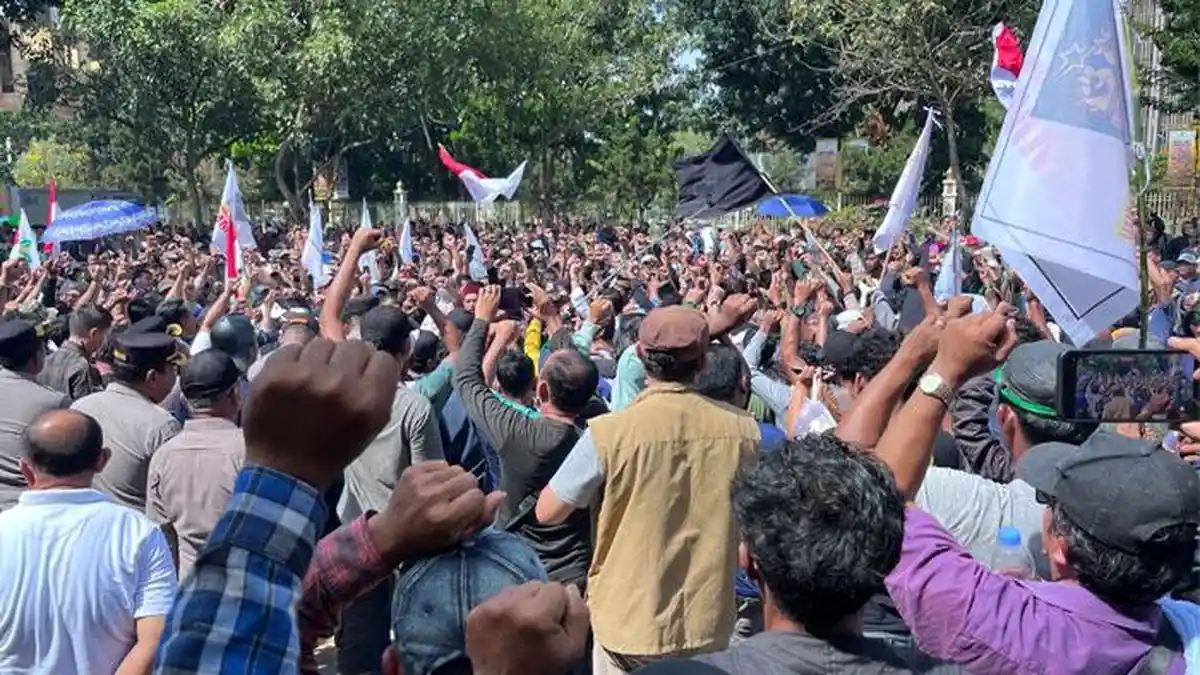 Perwakilan Massa Demo Bertemu Kajati Riau dan Kasatgas PKH Bahas Lahan Warga TNTN