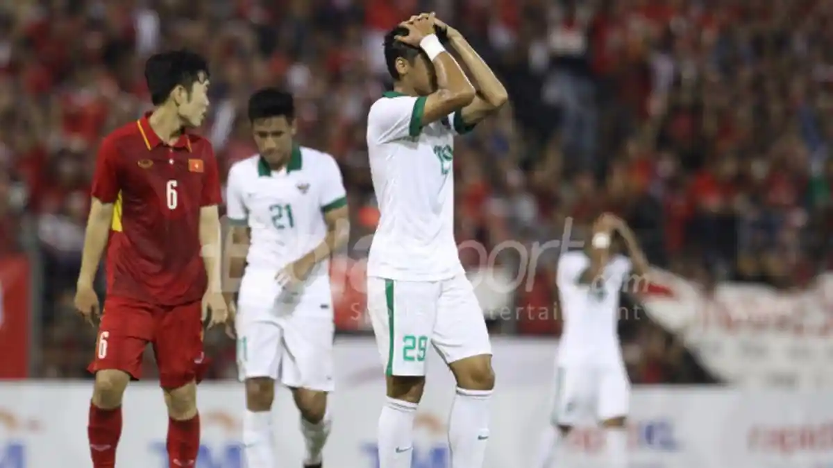 Hasil Indonesia Vs Vietnam: 10 Pemain Indonesia Tahan Vietnam