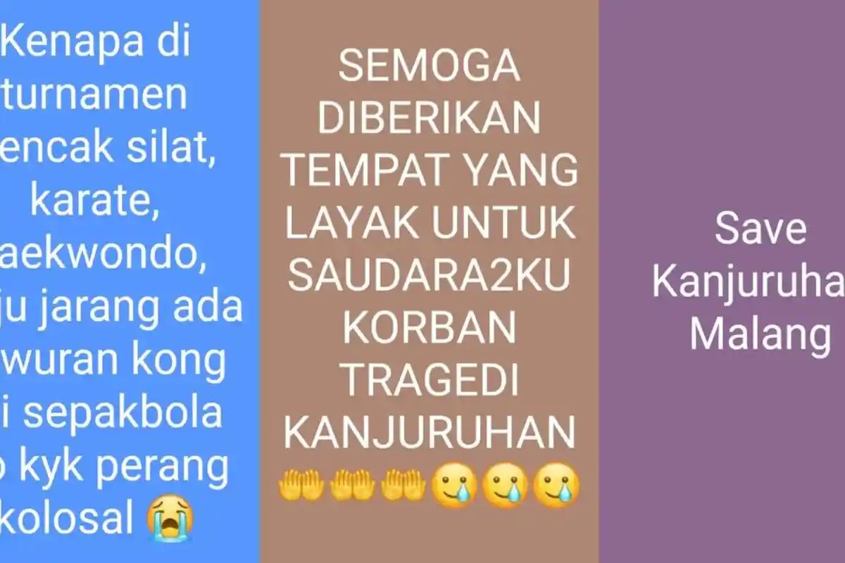 Netizen di Maluku Utara Sampaikan Bela Sungkawa Atas Tragedi Kanjuruhan Malang