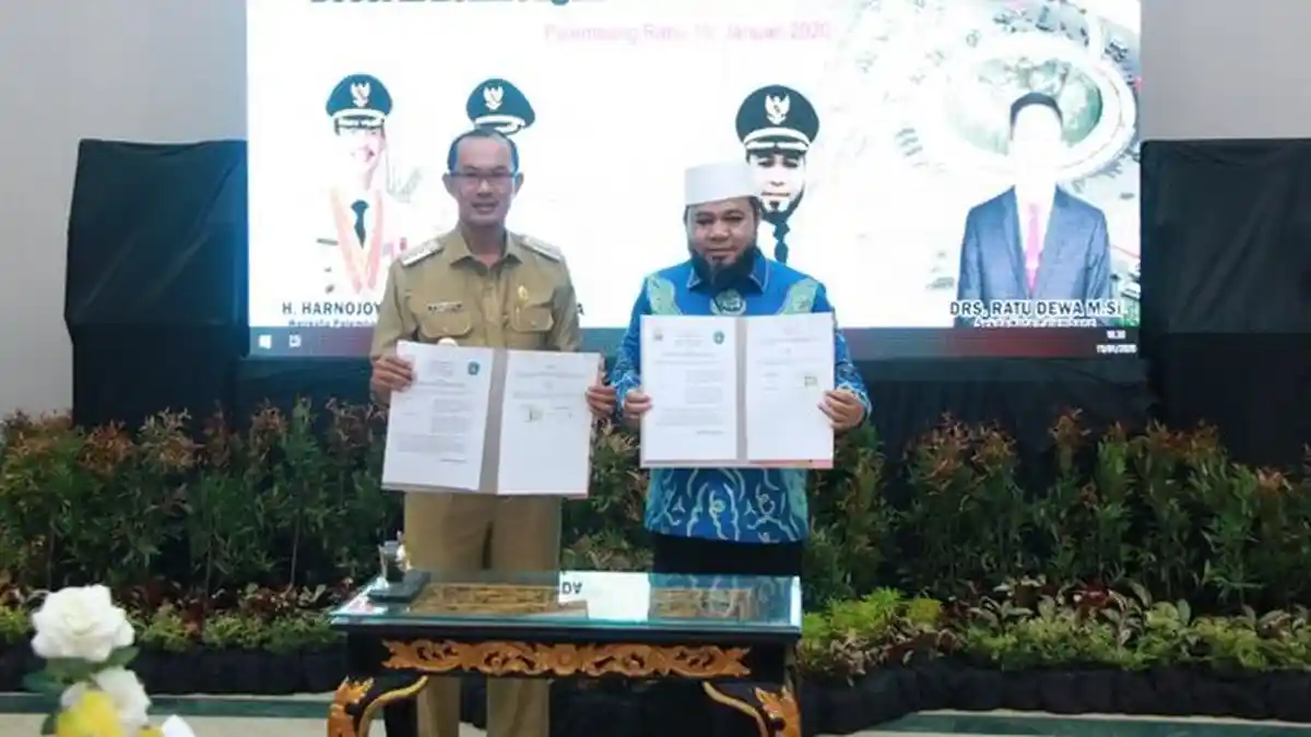 Palembang-Bengkulu Jalin Kerjasama Wujudkan Kehidupan Bermasyarakat yang Religius
