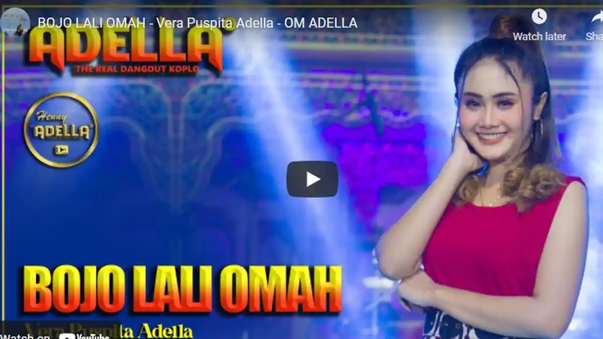 Chord Kunci Gitar dan Lirik Bojo Lali Omah Vera Puspita Adella