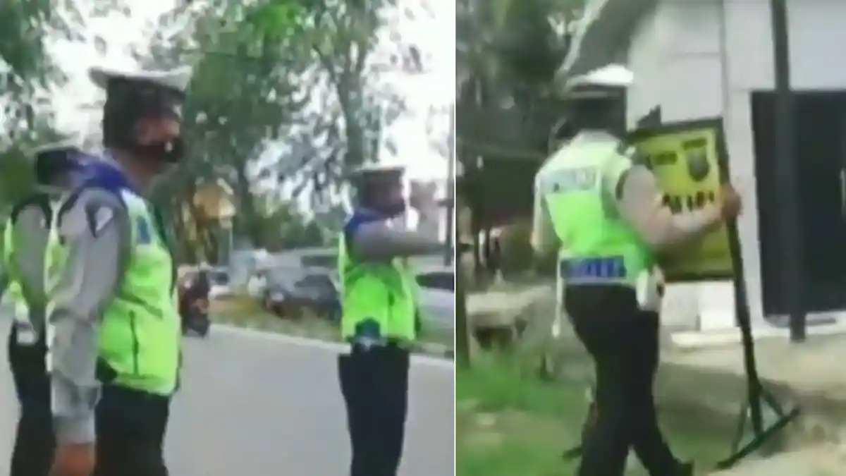 Video Viral Razia Polisi Bubar Setelah Ditanya Warga, Ternyata Begini Penjelasan Polrestabes