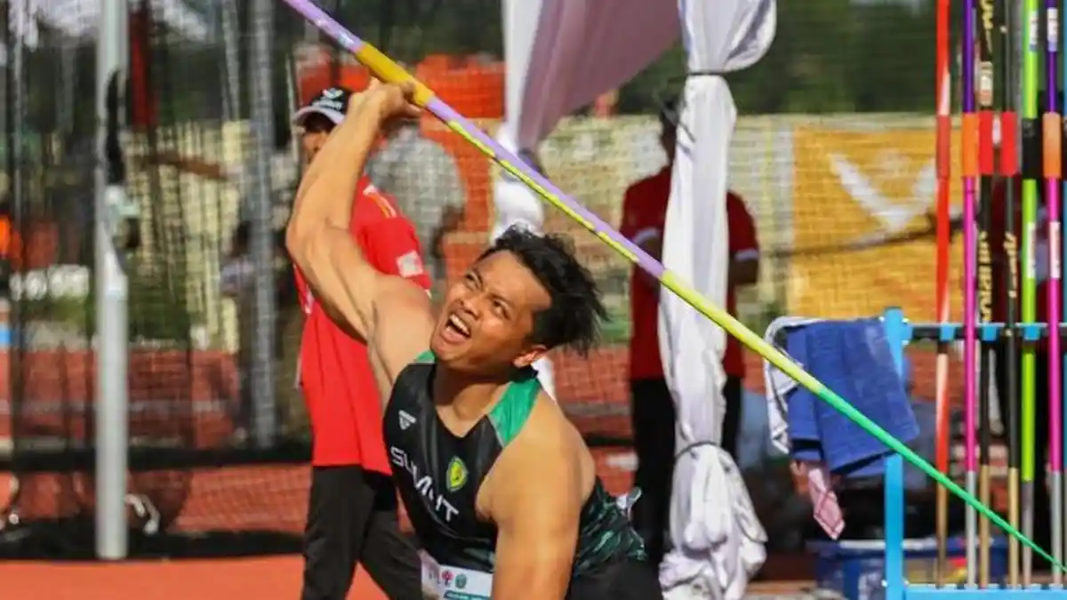 Abdul Hafiz Persembahkan Medali Emas untuk Sumut dari Cabor Atletik PON 2024