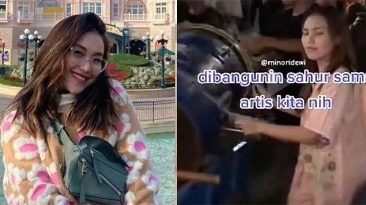Walau Artis Terkenal, Ayu Ting Ting Tak Segan Ikut Keliling Bangunkan Warga Sahur