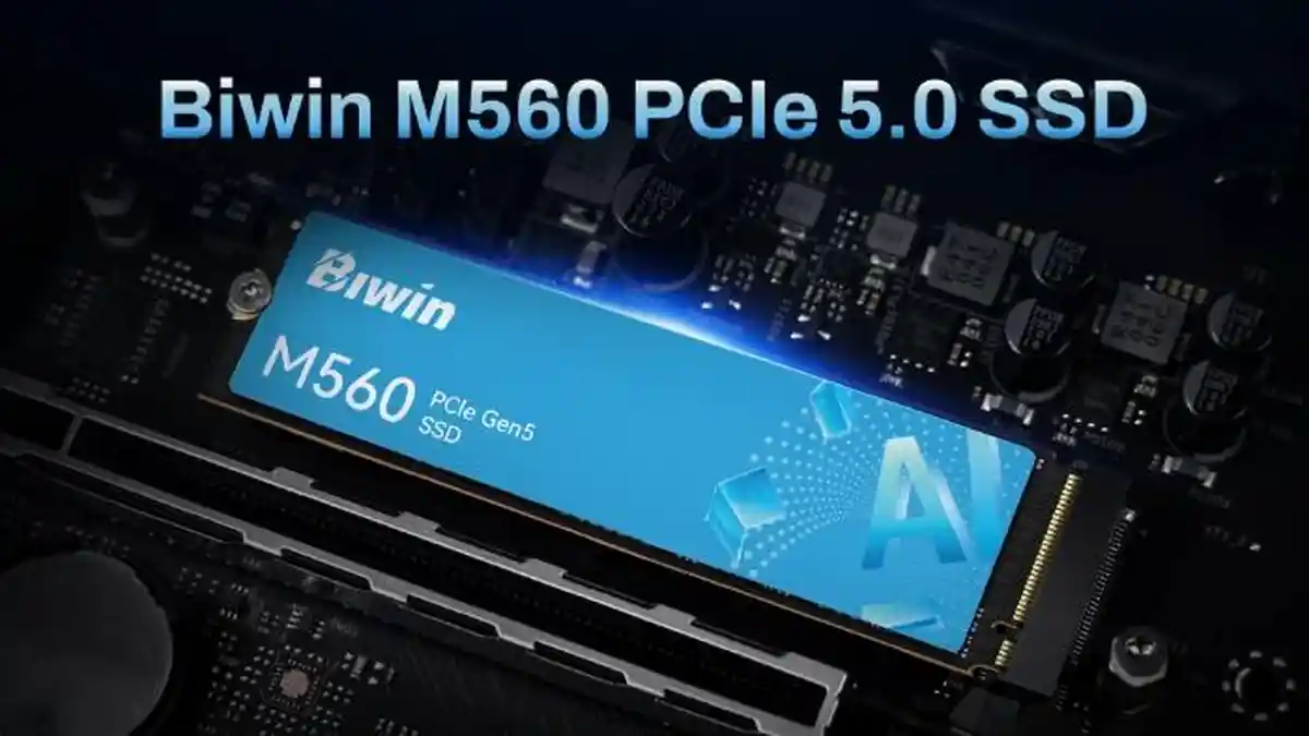 Biwin Luncurkan SSD M560 PCIe 5.0, Kecepatan Baca Tembus 11.000 MB/s dan Kecepatan Tulis 10.000 MB/s - Wartakotalive.com