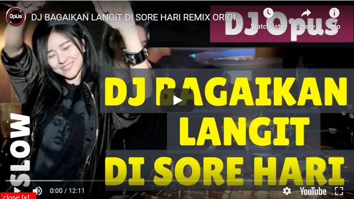 Download Lagu MP3 DJ Remix Bagaikan Langit di Sore Hari, Video Lagu TikTok Hits dan Populer 2019