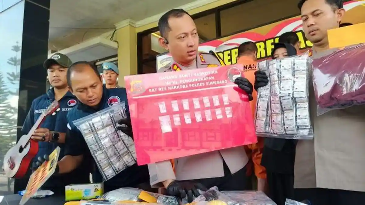 Polisi di Sumedang Ungkap 9  Kasus Peredaran Narkoba dalam Sepekan