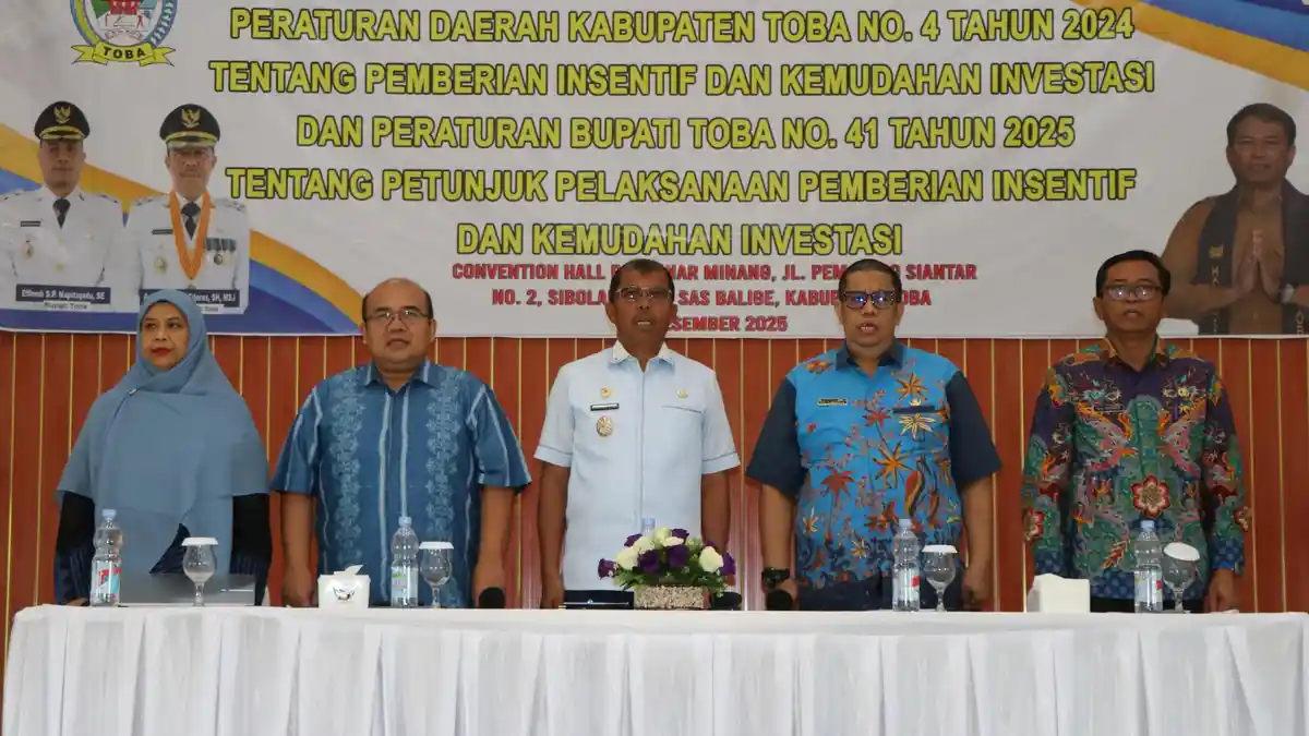 Toba Dorong Iklim Investasi Lewat Sosialisasi Perda Insentif dan Kemudahan Investasi