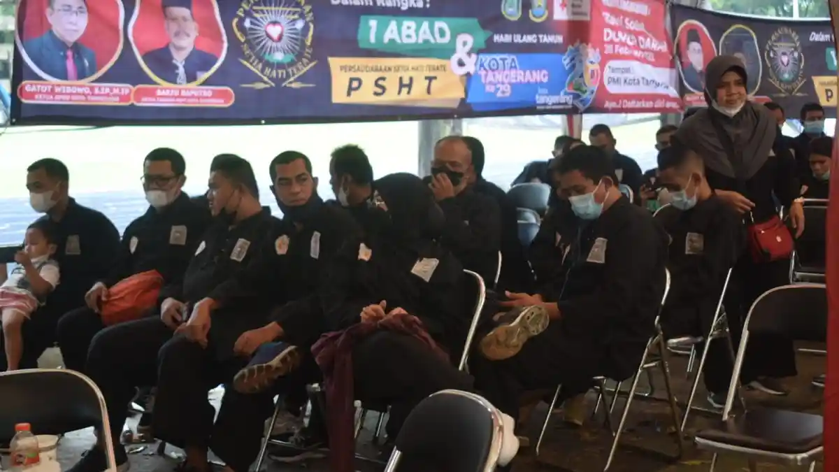 Perguruan Silat Terate Emas Adakan Aksi Donor Darah, Peringatan 100 Tahun Berdiri