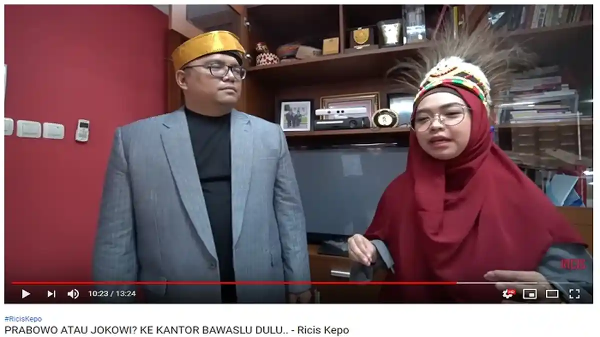 Ria Ricis Kunjungi Kantor Bawaslu, Bicarakan Golput hingga Pencegahan Hoaks