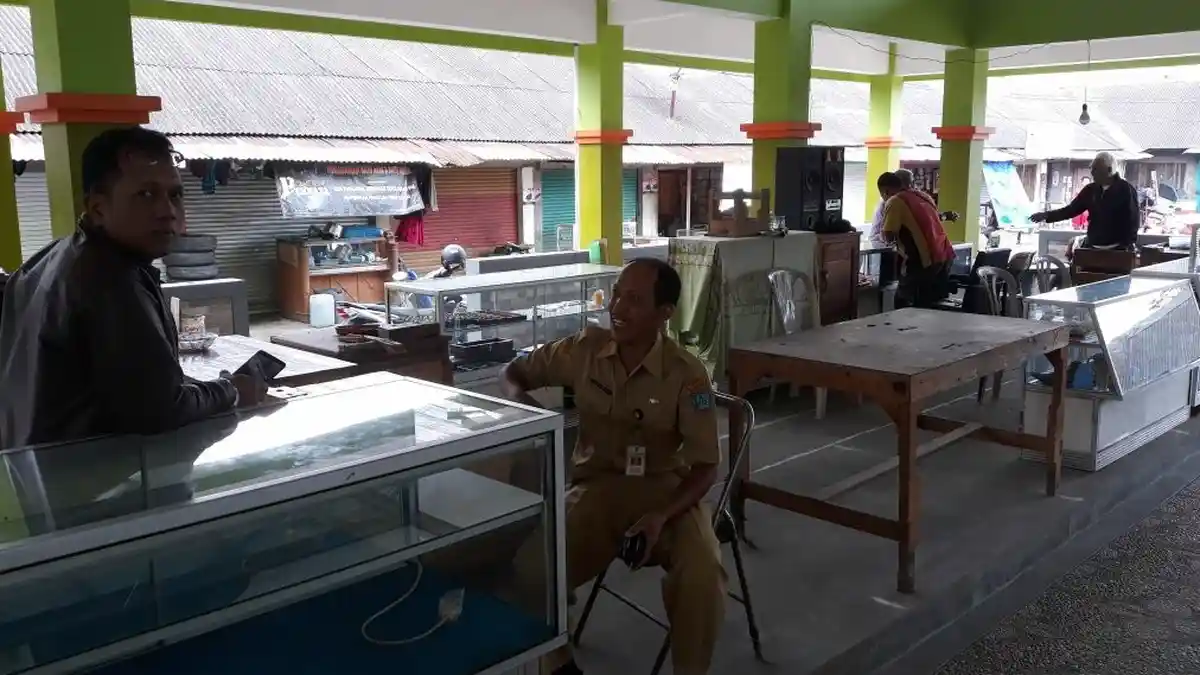 Pasar Andong Salatiga Dibuka Lagi, Pedagang Bebas Retribusi Tiga Bulan