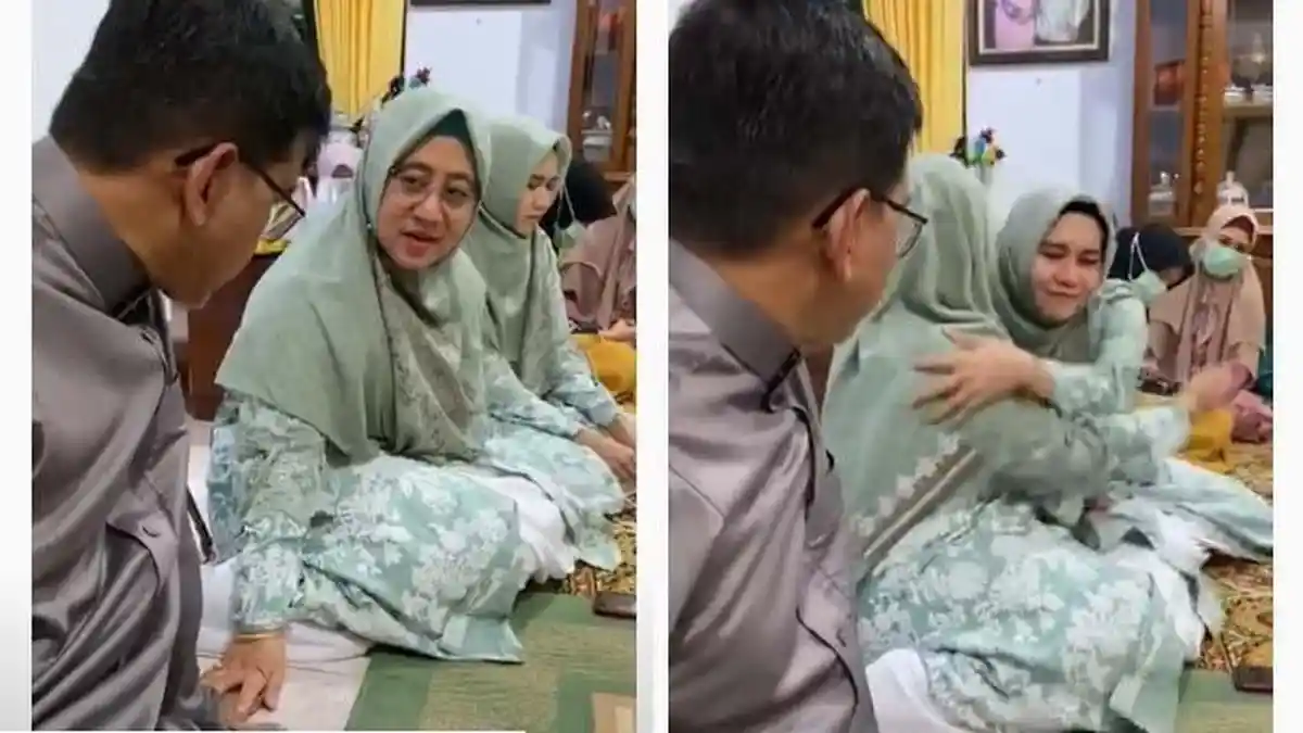 Tangis Haru Istri Beri Izin Suami Poligami, Si Pria Ternyata Dirut Bank Syariah